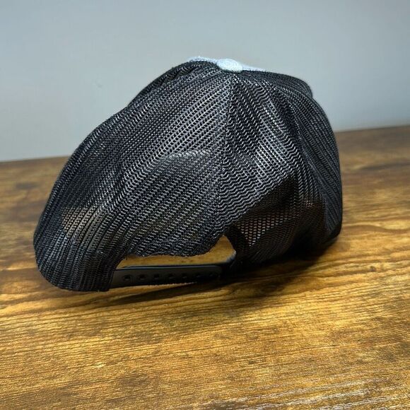 Richardson Bow Spider Trucker Hat Cap Gray Black Adjustable Style 112 - Picture 3 of 7